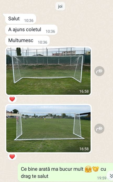 Plasa /plase Profesionale  pentru porți de fotbal !