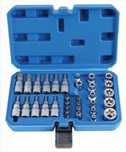 Комплект е - вложки и е - torx / торкс 34 елемента - TBS1046