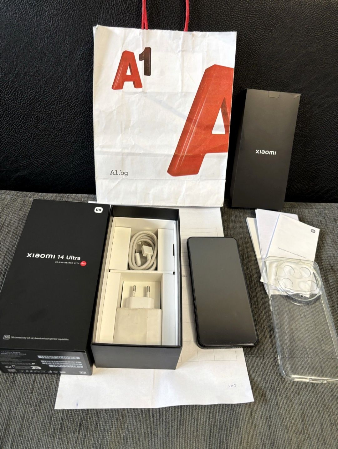 512GB Xiaomi 14 Ultra 16GB 5G Гаранция A1 2026г. Black / Черен