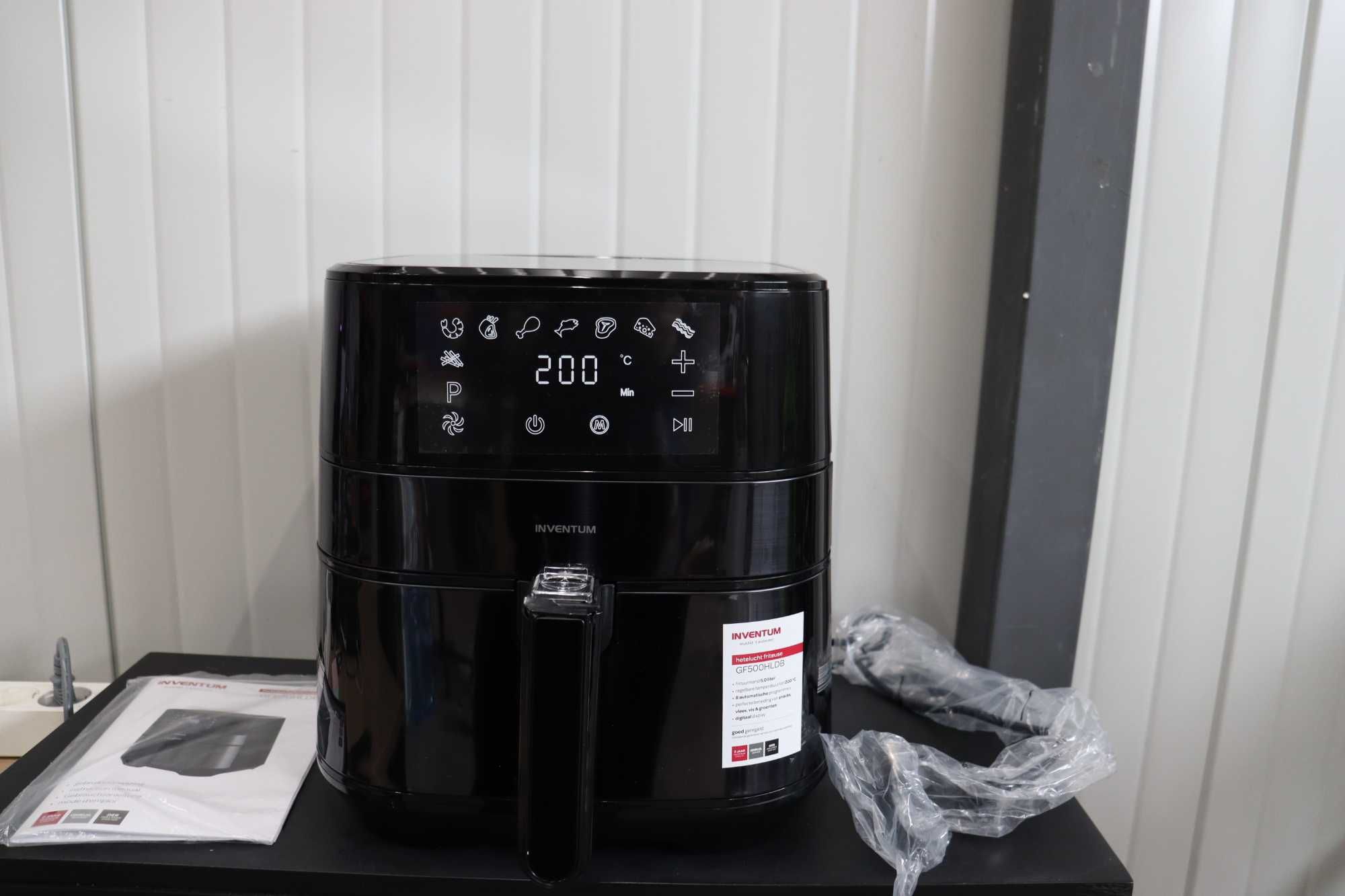 Air Fryer 5L, INVENTUM Въздушен фритюрник GF500HLD, транспортен дефект