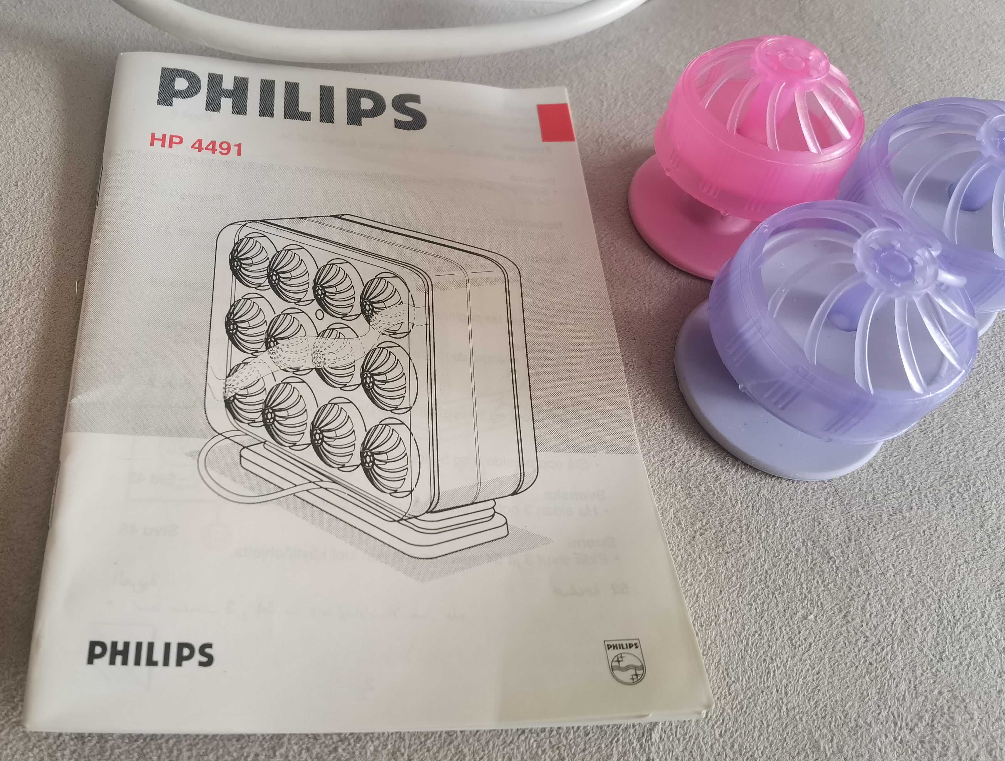 Нови Philips HP 4491 - ролки за къдрене на коса в домашни условия