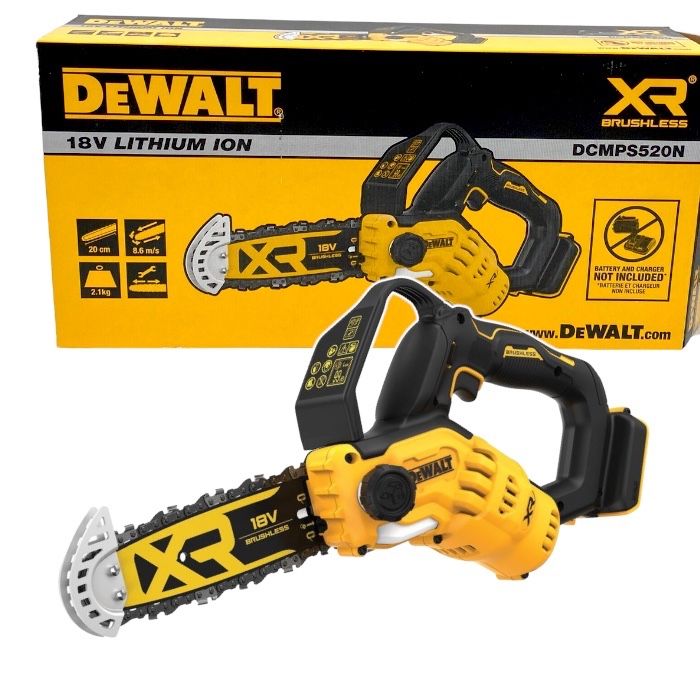 Акумулаторна резачка за дърва DeWALT DCMPS520N 18V / 20 см