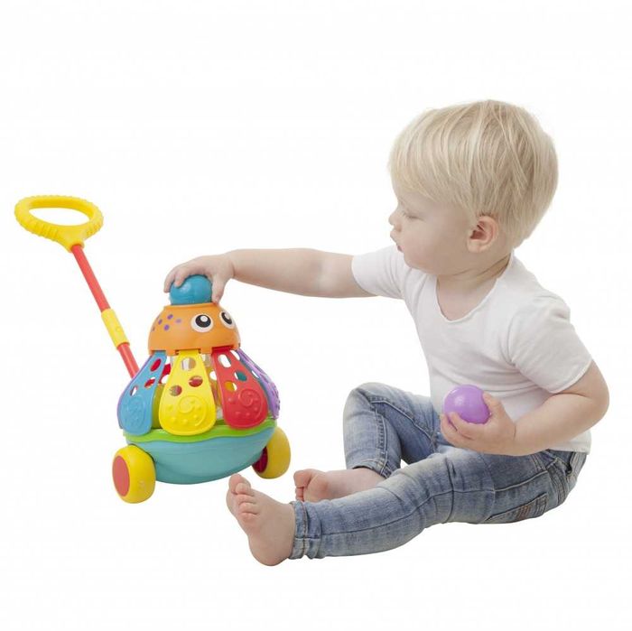 Playgro Активна играчка за бутане с топчета ОКТОПОД JERRY'S CLASS