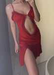 Red beach dress xs/s