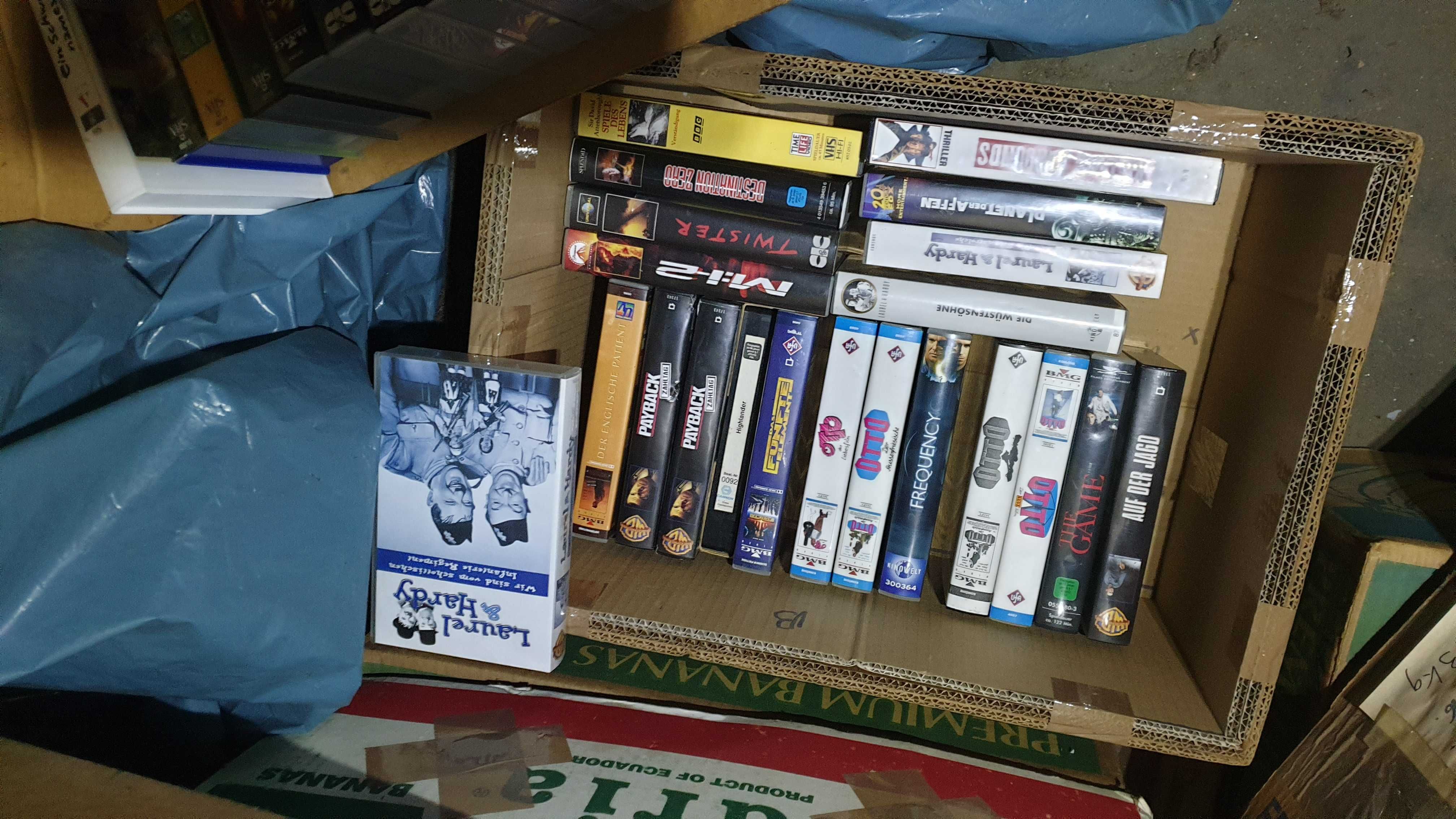 filme originale casete VHS, limba germana. Livrare gratuita !