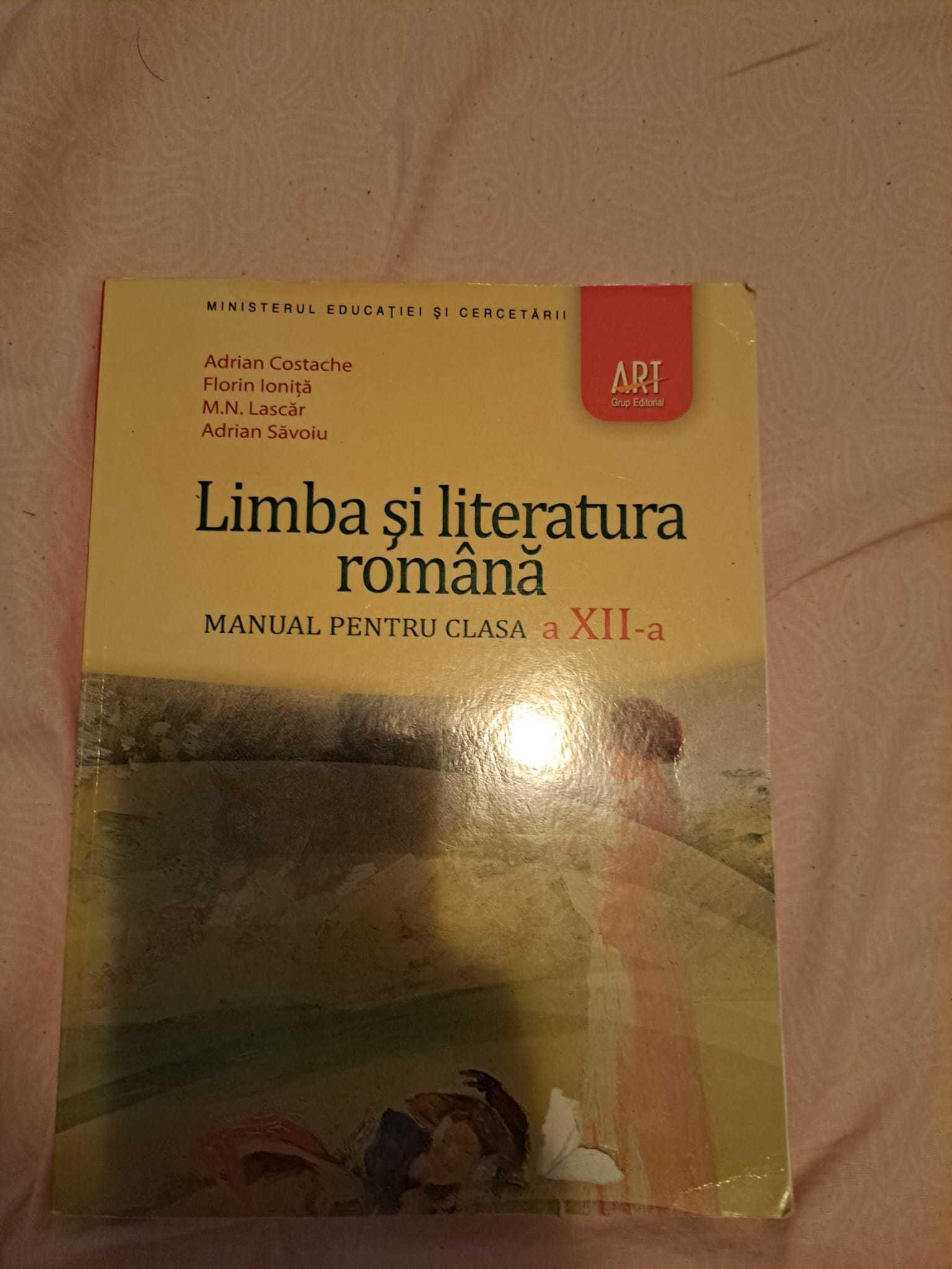Limba si Literatura Romana manual clasa a XII-a