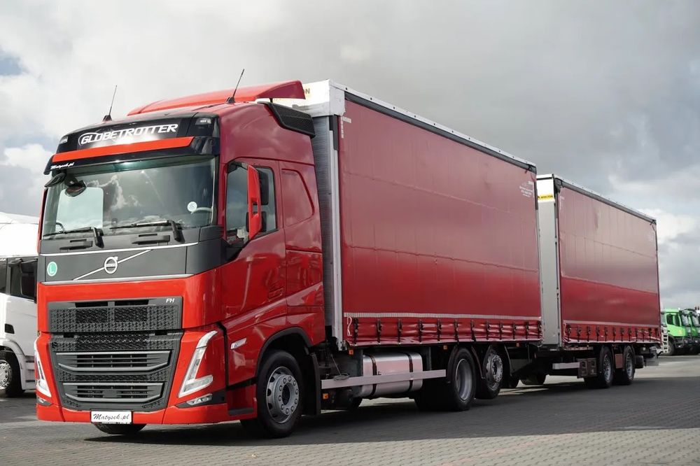 Volvo FH 460 / COMBINAT TANDEM / 120 M3 / TRANSITION / I-SAVE / I-PARK COOL / DIRECȚIE CU AX RIDICAT / WIELTON