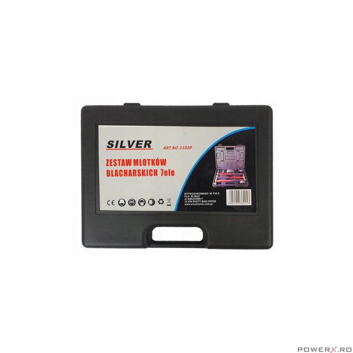 Set 7 ciocane 10-13cm Silver