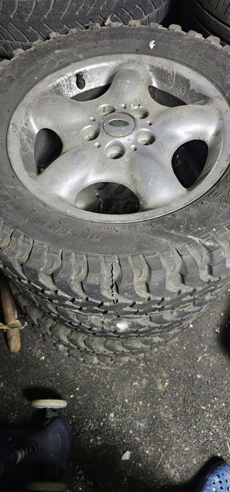 Set 4 anvelope DAKAR 215/65 R16 cu jante originale Land Rover