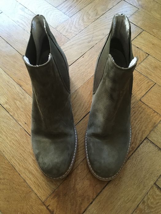 Botine piele intoarsa Tamaris