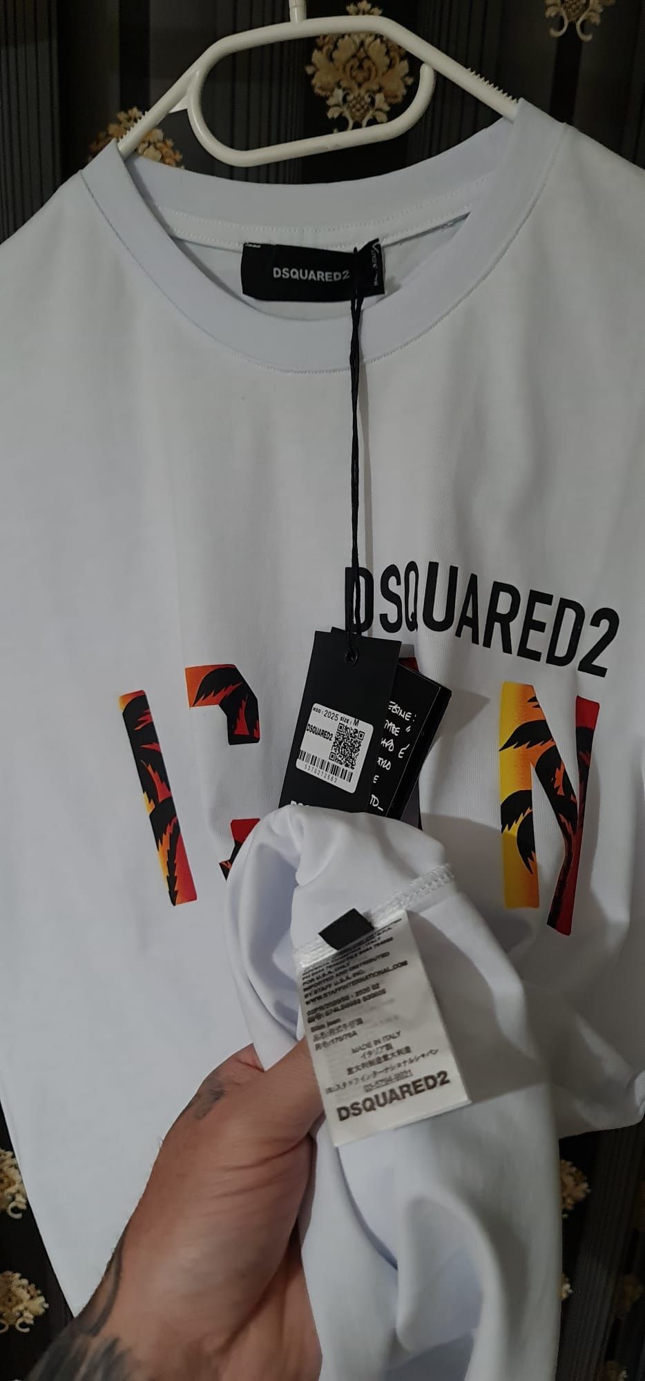 Tricou Dsquared2 alb icon