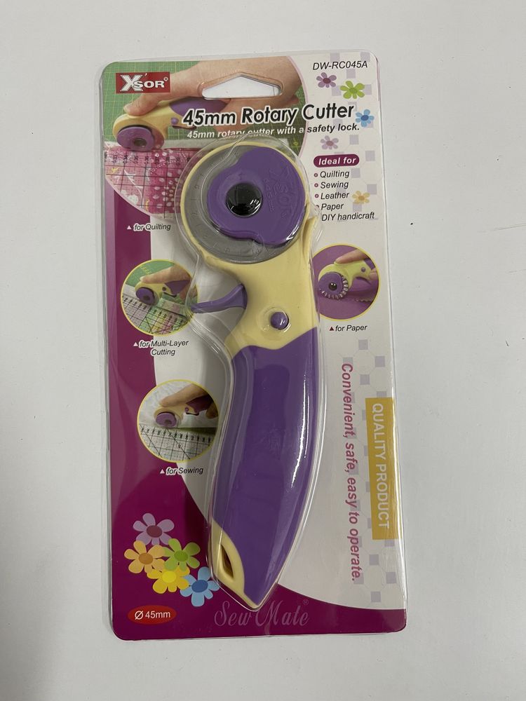 Curis - Cutter cu disc manual pentru materiale textile 45 mm