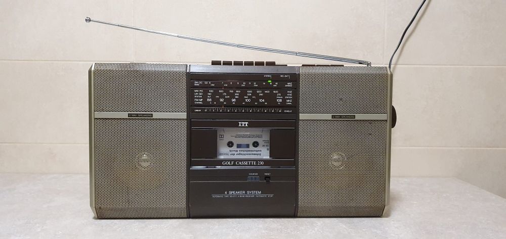Radio casetofon ITT stereo complet funcțional
