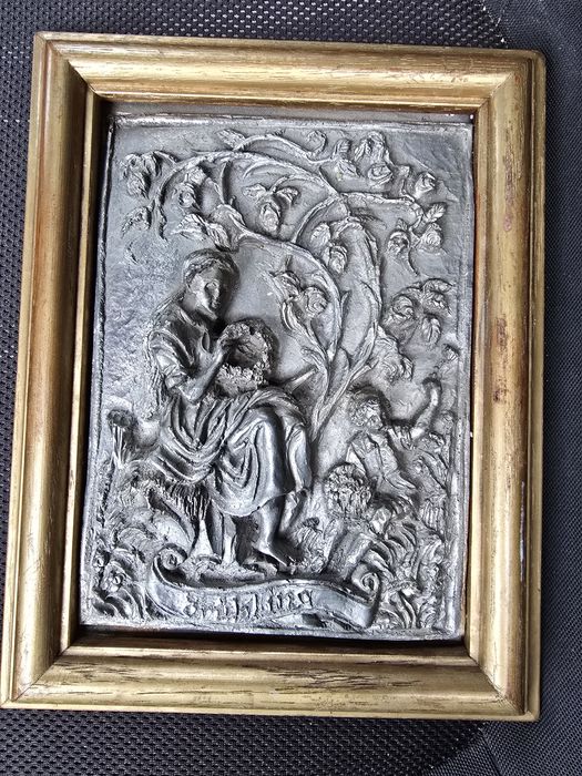 Барелеф картина от калай "Пролет"