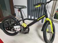 Bicicleta copii 4-6 ani B Twin roti 16 × 1.60 + roti ajutatoare