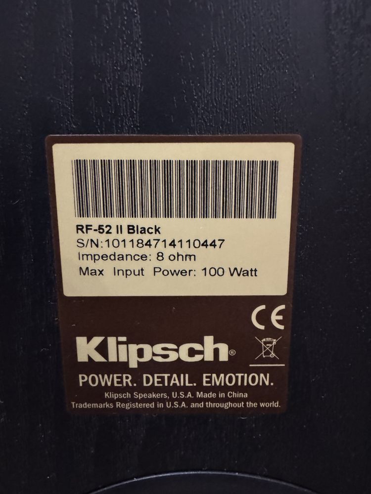 Klipsch RF-52-II аккустичекие системы