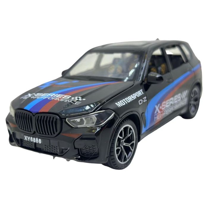 BMW X5 M (1:24) метална кола с отварящи се врати звук и светлина