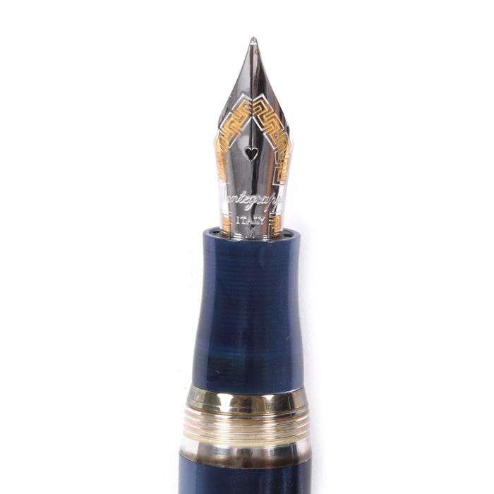 Stilou Montegrappa, gravat cu steagul Romaniei, cutie originala