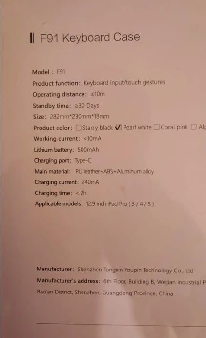 Husă ROZ cu tastatură pentru iPad/Pro 1/2/3 si iPad Air 4/5, 11 inch