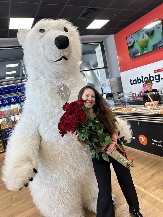 Бяло мече Варна..Панда. Стич .зайче.маша и мечока