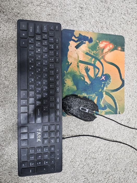 Комбо мышка+коврик+клавиатура