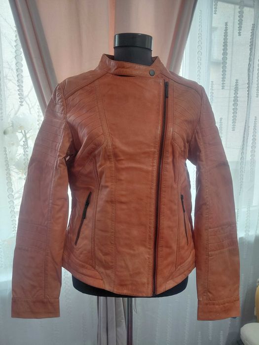 Женско яке от естествена кожа