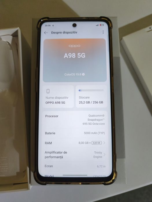 Oppo A98 5G 8GB RAM 256GB 6.72 inch