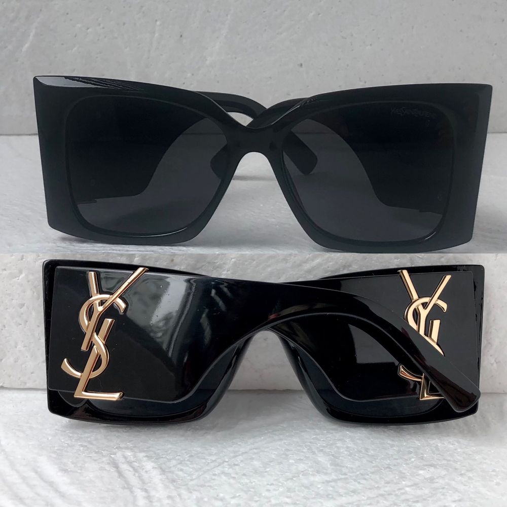 Дамски слънчеви очила котка черни  YSL 2023