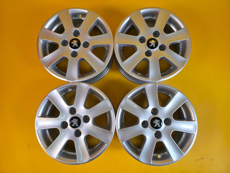 4 Jante Aliaj 4x108 14'' 6J ET 24 - OEM PEUGEOT 208 108 NOI