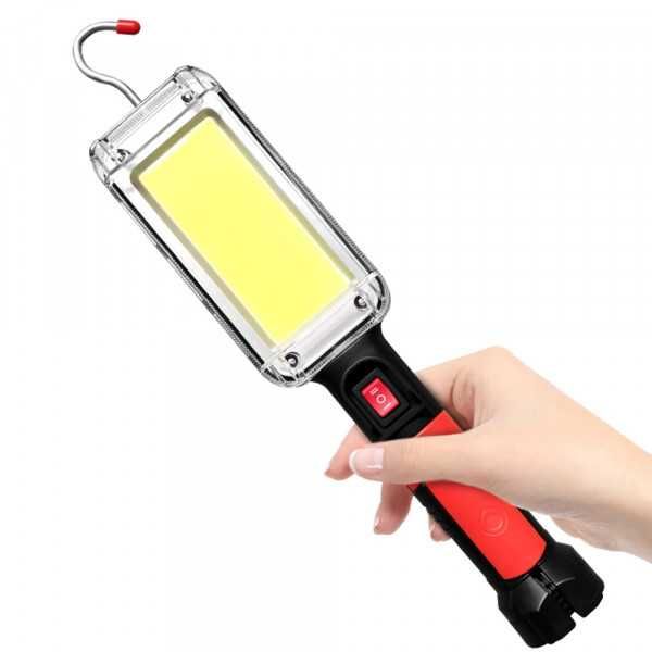 Мощна работна LED лампа ZJ-8859-B, преносима,