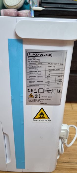 Dezumidificator Black and Decker