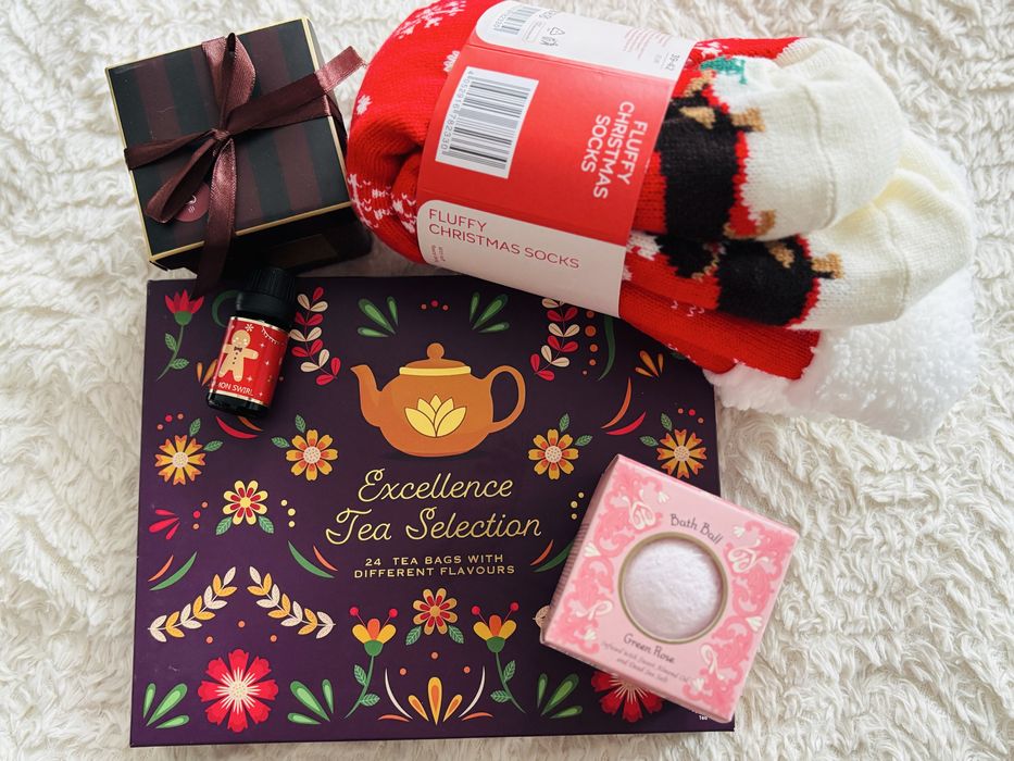 Set Craciun - Secret Santa - Mos Nicolae - Sabon bath bomb