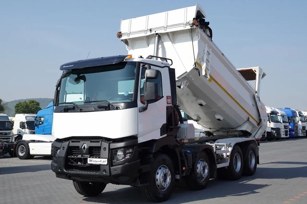 Renault C 480 / 8x4 / BASCULANTE SPATE / HYDROCLAP / 2018 / EURO 6 /