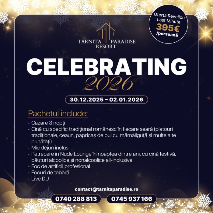 Tarnita Revelion Cabana Tarnita De Inchiriat