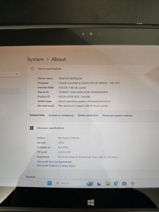 Tableta Olivetti W811 Windows 11 Home
