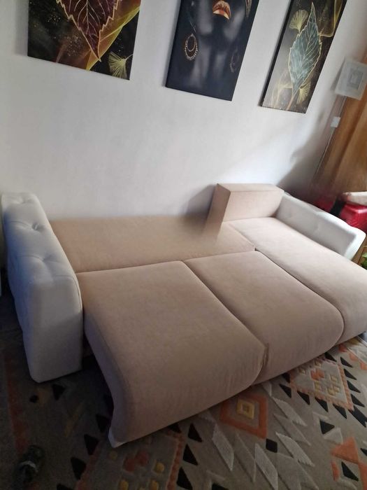 Vand urgent, coltar Bambus, cu 3 locuri.