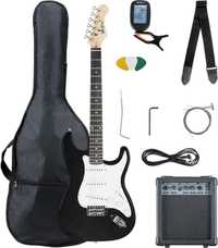Комплект електрическа китара с усилвател McGrey, Rockit, Черна