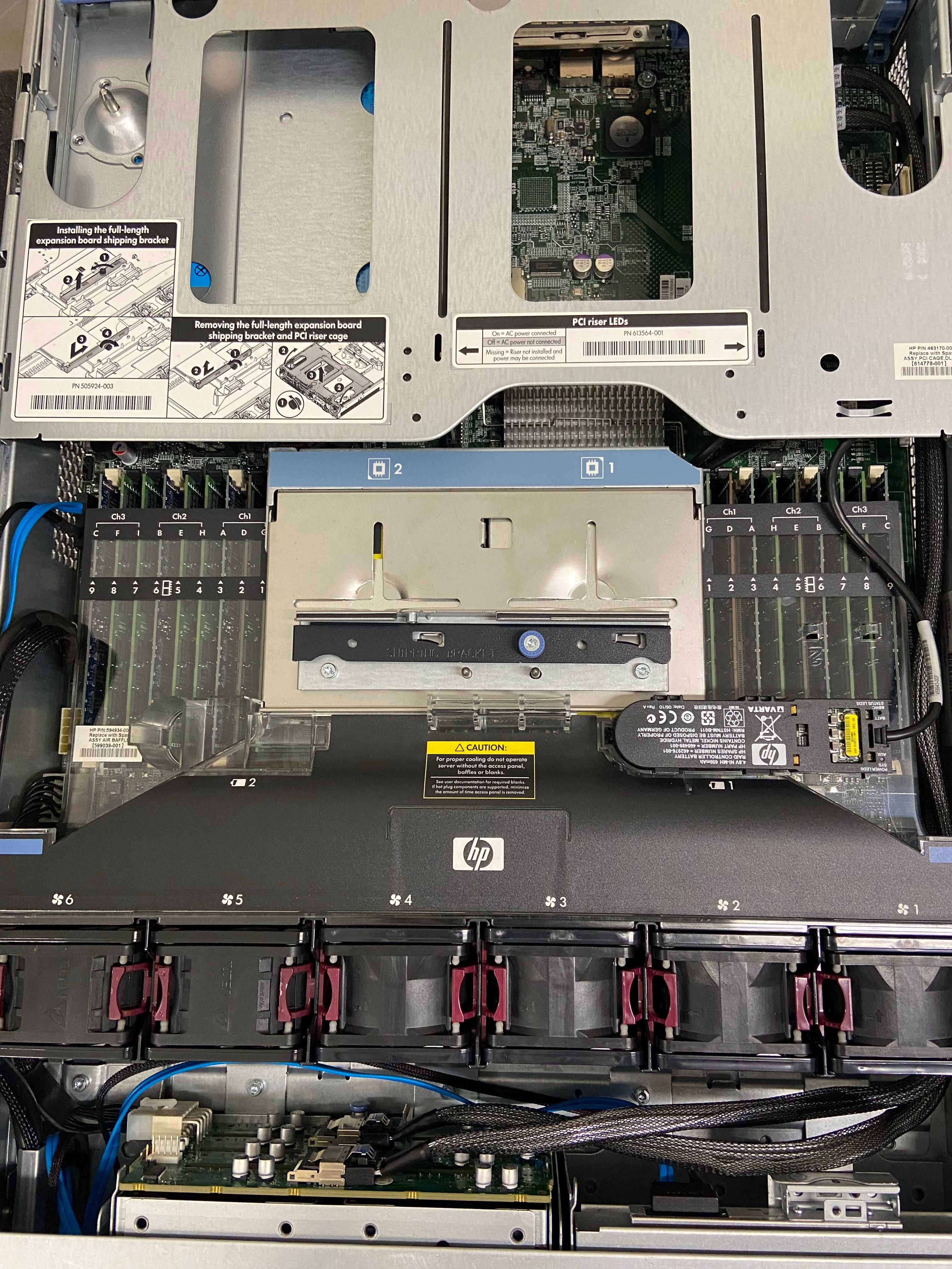 HP DL380 G7 2x Xeon X5650, 72GB RAM, 8x SFF сървър