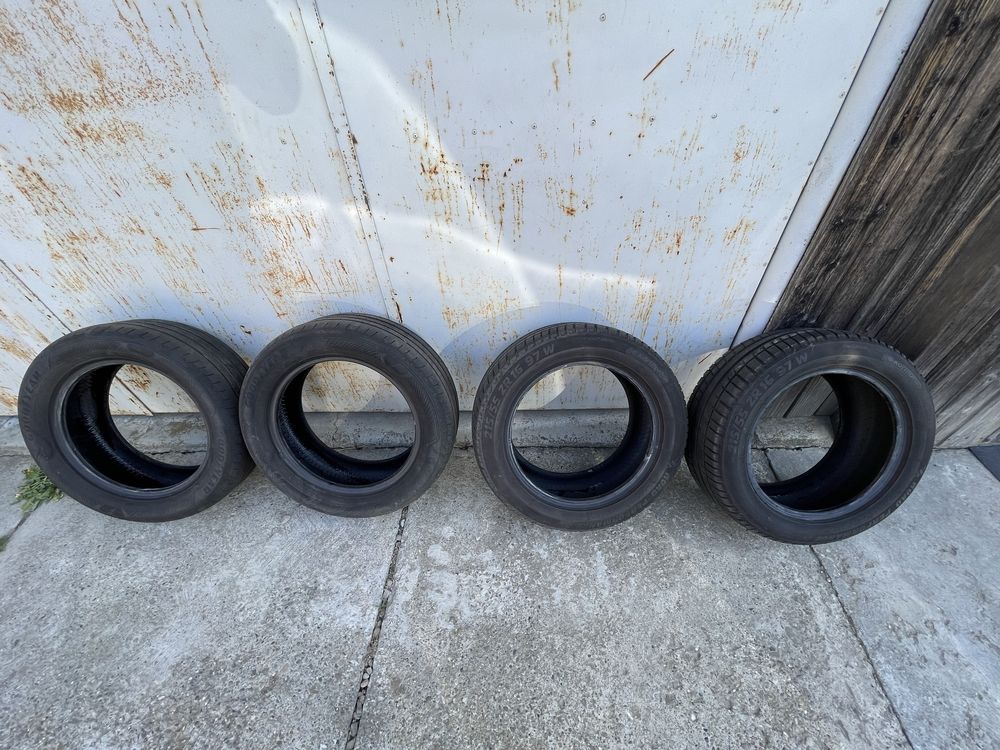 Set 4 anvelope 215 55 R16 97W vara GoodYear + Kormoran