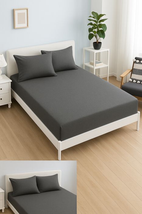 Lenjerie pat Casa Pucioasa ,bumbac finet 4 piese ,pat max 140cm