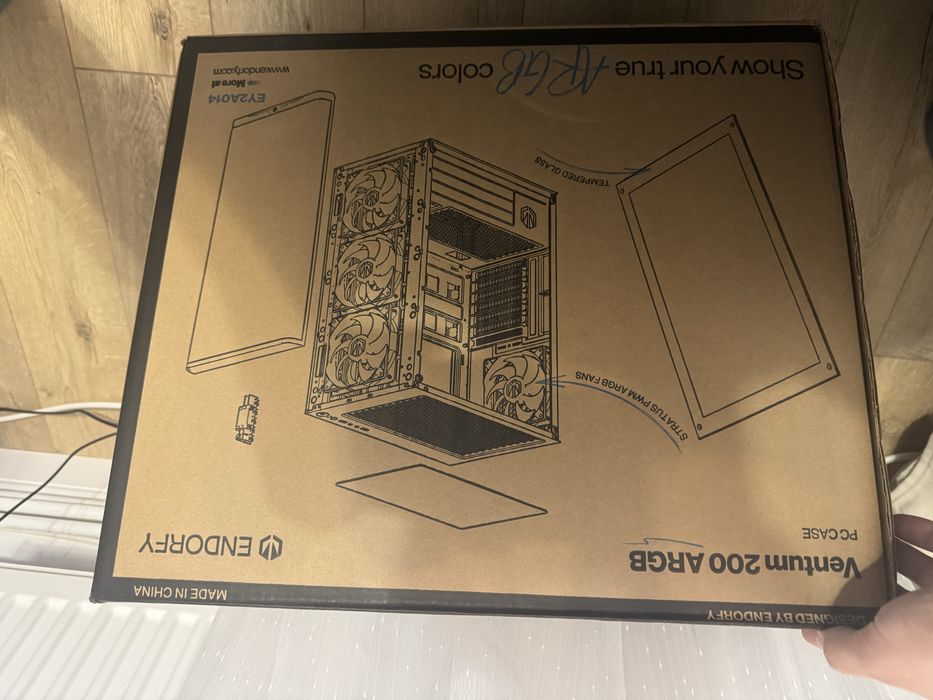 Vand carcasa PC ARGB+ sursa, ambele noi