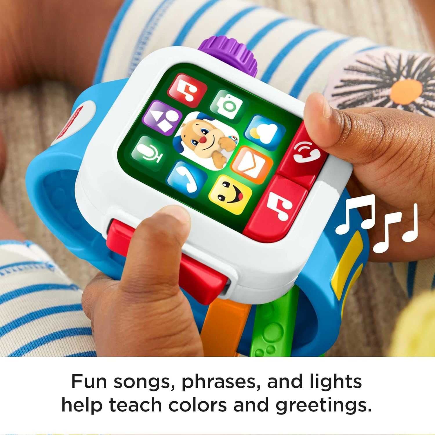 Fisher-Price Музыкальные игрушечные смарт часы (Возраст от 6 месяцев)