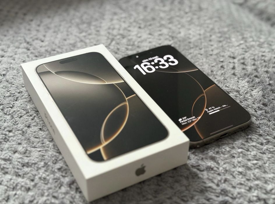 Vand/Schimb IPhone 16 Pro Max Natural Titanium 100%bat garantie 2026