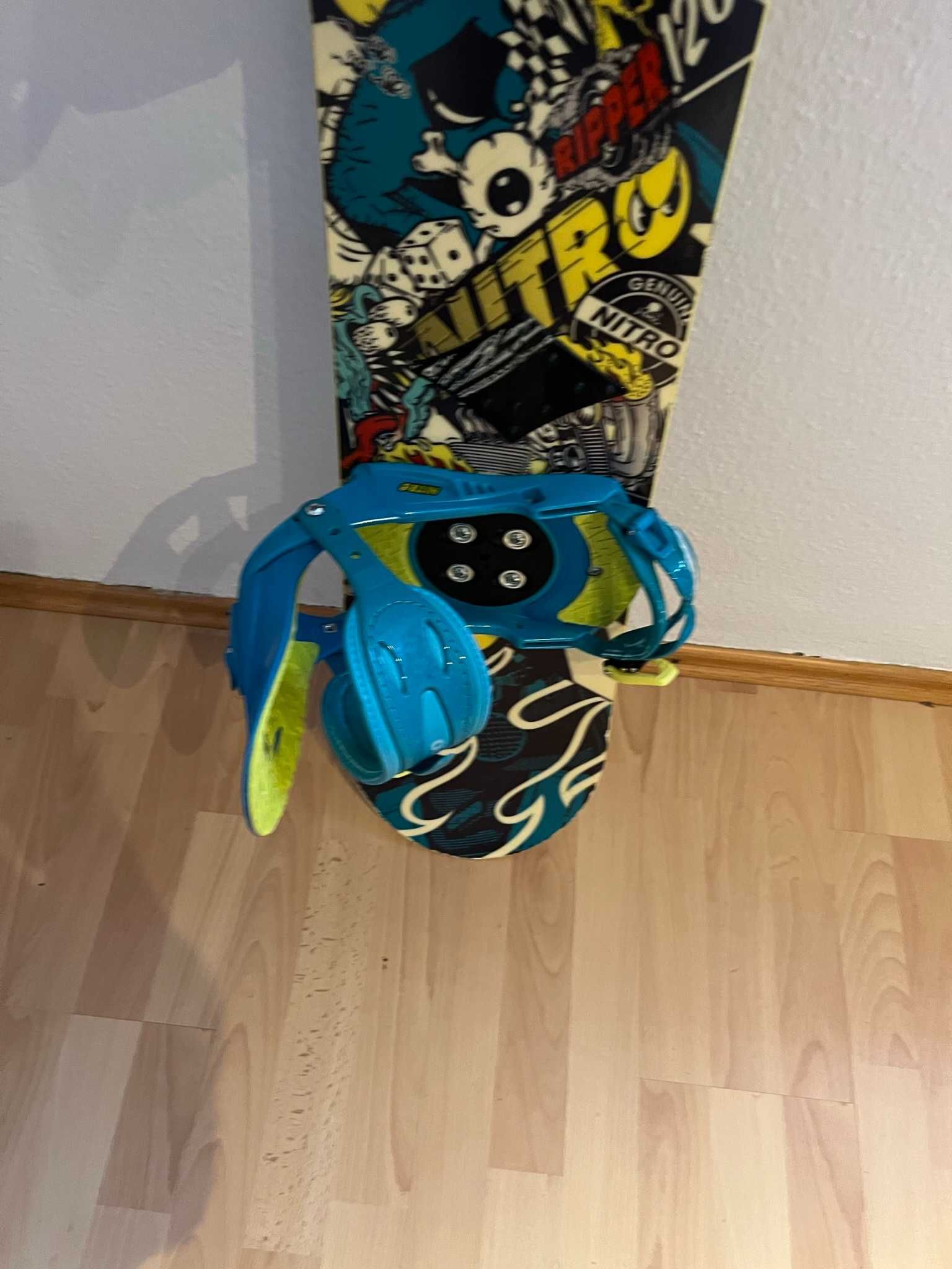 Placa snowboard Nitro Ripper 126cm +legaturi Nitro