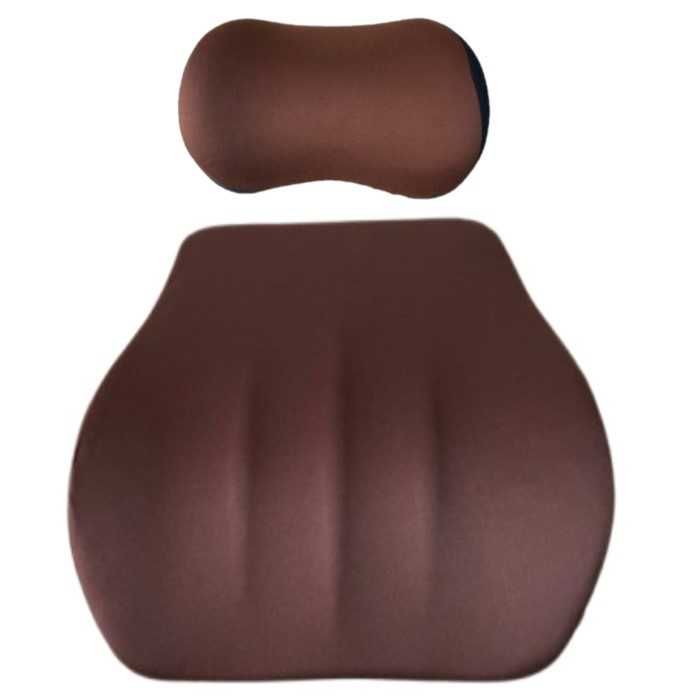 К-т ортопедични възглавници-сваляеми калъфи, Мемори пяна, 2бр. Кафяви