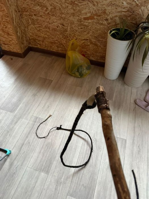 Кнут одно колено из ремня от комбайна лёгкий