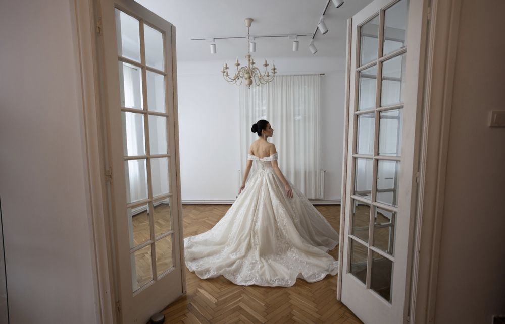 Rochie de mireasa printesa noua model luxury oferta speciala
