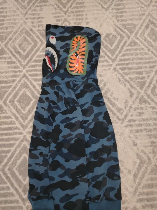 Bape синяя зипка