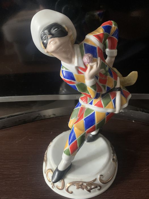 Bibelou Arlechin -Arlequin Capodimonte