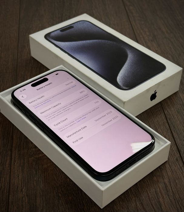 Гаранция* Iphone 15 pro /Пълен комплект + подаръци*